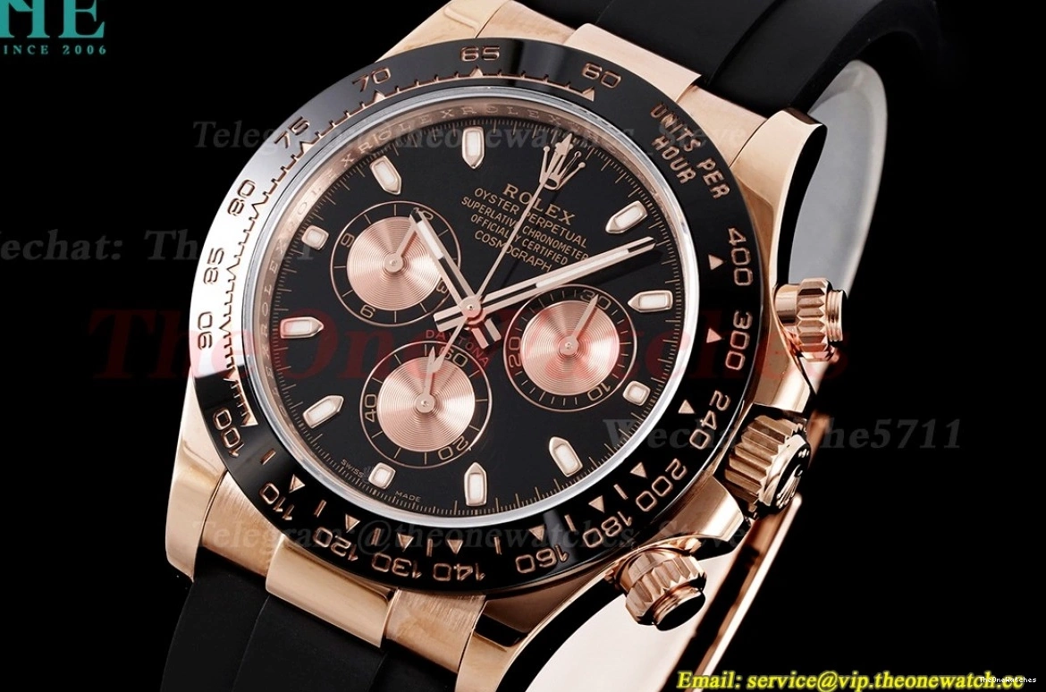 116515 Black RG KING Stk RU SA4130 40mm Daytona 0408